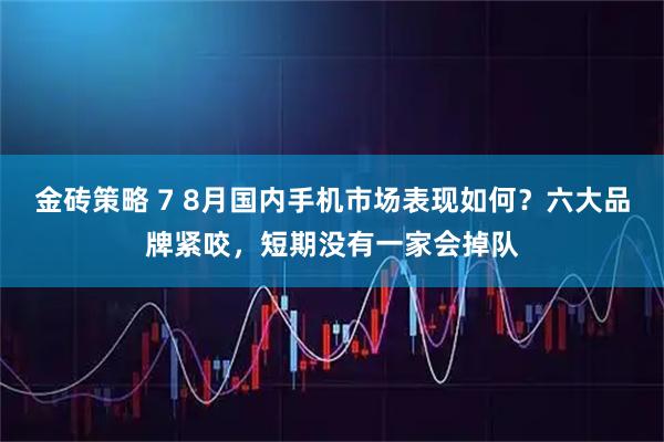 金砖策略 7 8月国内手机市场表现如何？六大品牌紧咬，短期没有一家会掉队